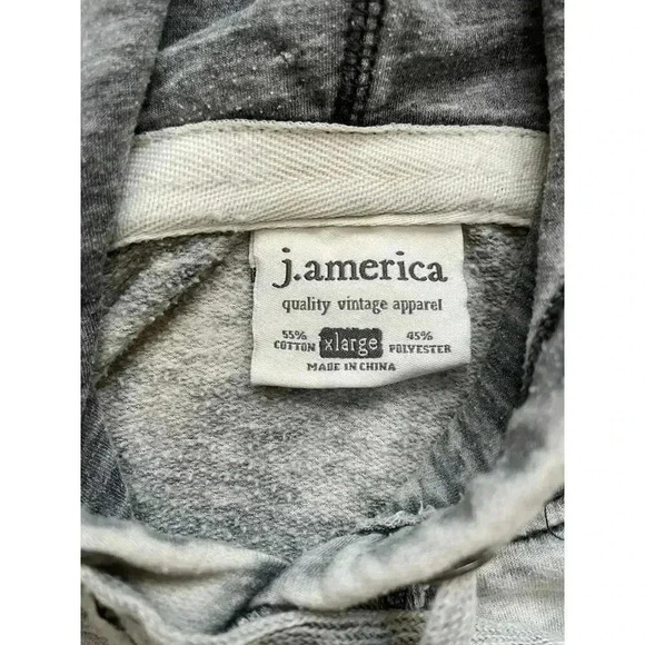 RARE Xbox 2013 J. America Vintage Acid Wash Hoodie Sweatshirt Gray XL - Picture 8 of 12